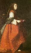 Francisco de Zurbaran st. casilda oil painting on canvas